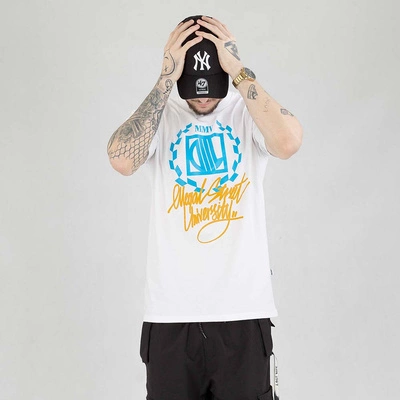 Koszulka Diil Laur University biało niebieska