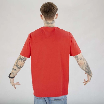 Koszulka Pit Bull Surfing Dog czerwona