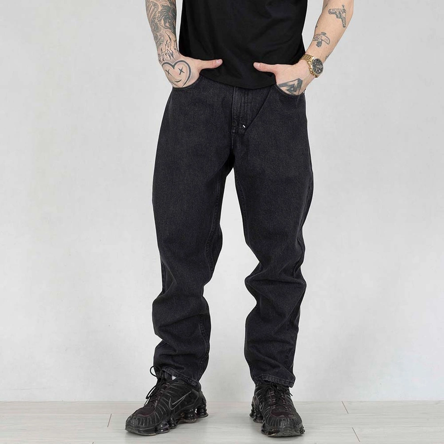 Spodnie Mass Jeans Baggy Fit Box black wash