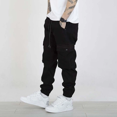 Spodnie Jogger I8 Denim BOY55 Cargo czarne