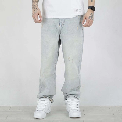 Spodnie Baggy I8 Denim BAG56 jasne niebieskie