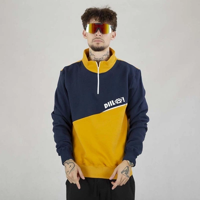 Bluza Crewneck Diil Stójka Skos granatowa