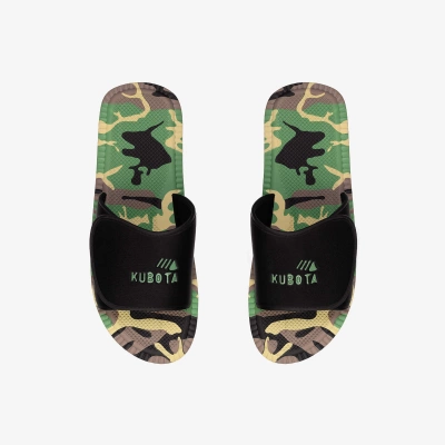 Kubota Klapki Rzep  moro czarne