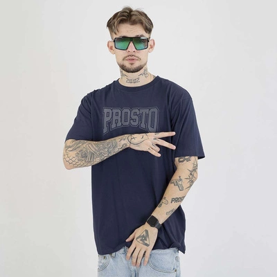 Koszulka Prosto Collage granatowa