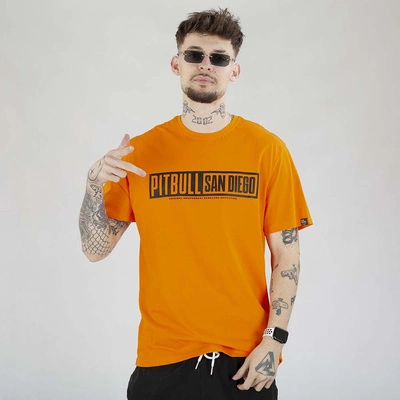 Koszulka Pit Bull Eighty Nine Dog pomarańczowa