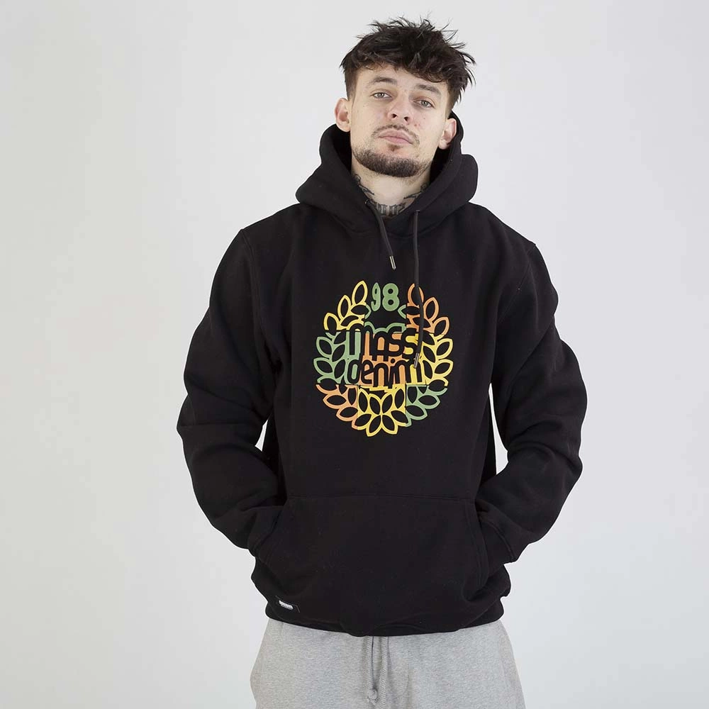 Bluza Mass Hoodie Patchwork czarna