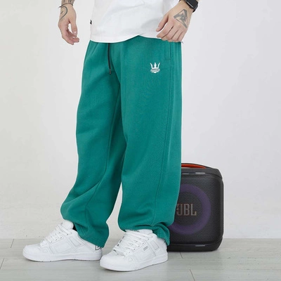 Spodnie Dresowe Jigga Wear Logo Drawcord zielone