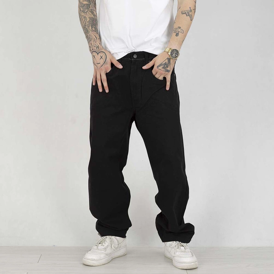 Spodnie Mass Pants Baggy Fit Casual czarne