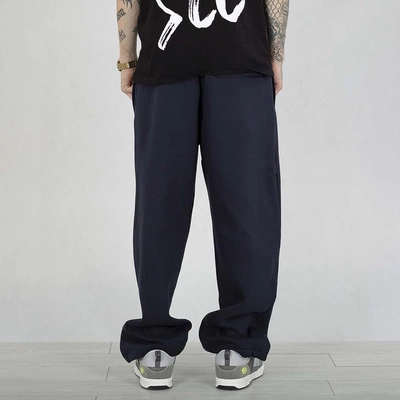 Spodnie Baggy Dresowe SSG Oval City Drawcord granatowe