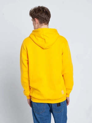 El Polako ZBIRUS Bluza z Kapturem Żółty