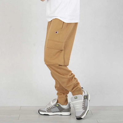 Spodnie dresowe Champion Rib Cuff Cargo 220298 brązowe