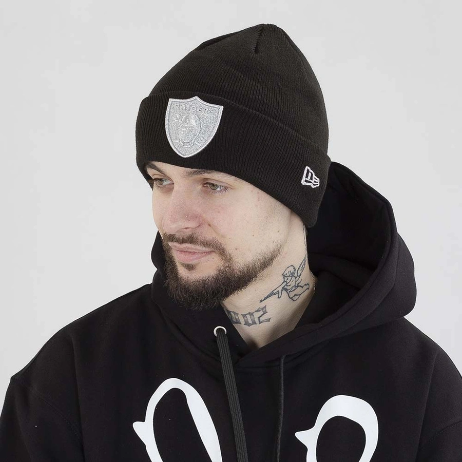 Czapka New Era Metallic Raiders 60691265 czarna