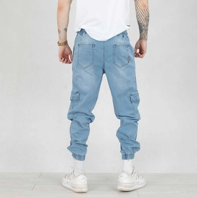 Spodnie Jogger Grube Lolo Roger jasny niebieski