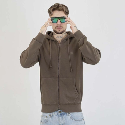 Bluza Pit Bull Hoodie ZIP Hackett brązowooliwkowa