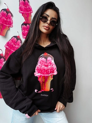 Bluza Olavoga Hoodie Kiraz czarna