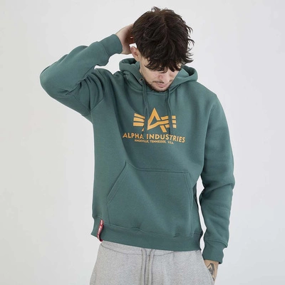 Bluza Alpha Industries Hoodie Basic 178312 zielona