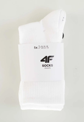 Skarpety 4F F284 5-pak białe