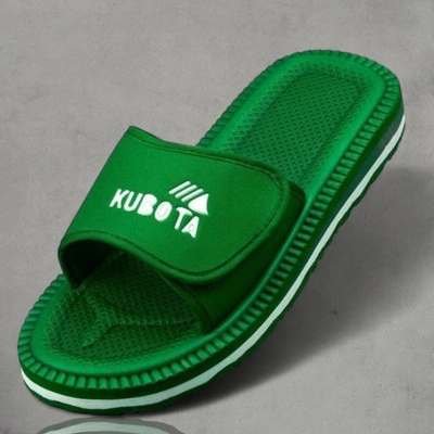 Kubota Klapki Rzep zielone