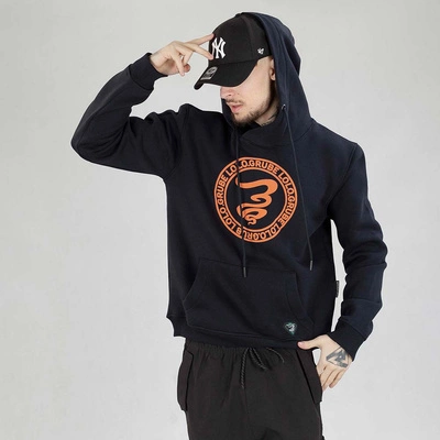 Bluza Grube Lolo hoodie Circle granatowa