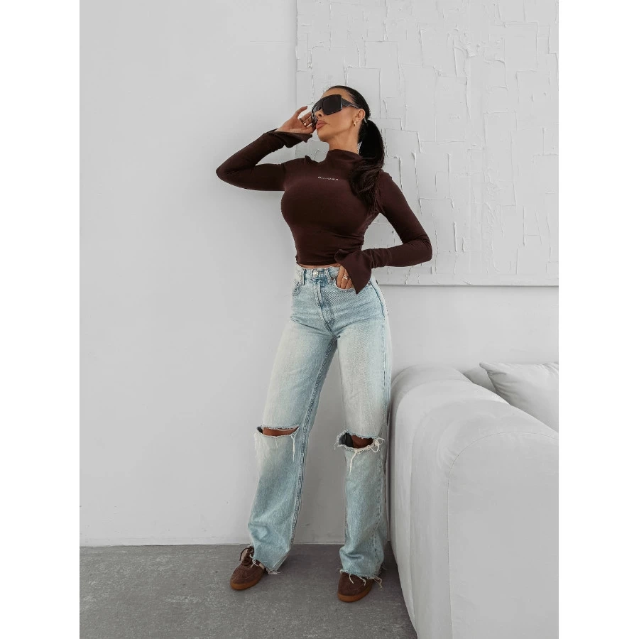 Bluza Olavoga Autumn brązowa