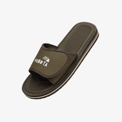 Kubota Klapki Rzep khaki