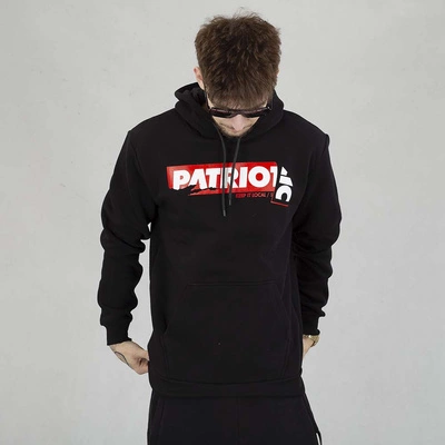 Bluza Patriotic Hoodie Sticker czarna