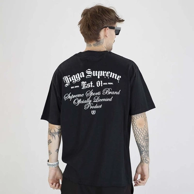 Koszulka Jigga Wear Oversize Gothic czarna