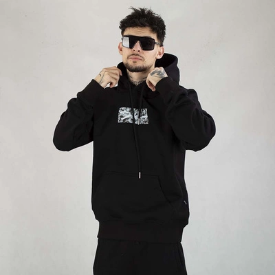 Bluza Diil Hoodie White Camo czarna