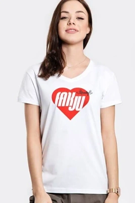 Koszulka Stoprocent TDV Fakju biała OUTLET