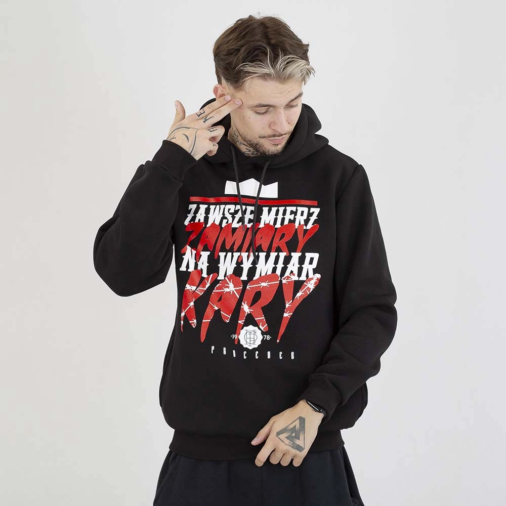 Bluza Chada Hoodie Wymiar Kary czarna