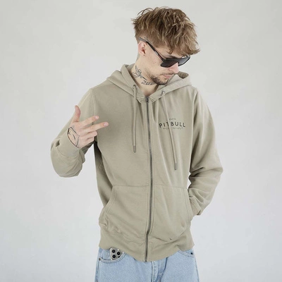 Bluza Pit Bull Zip Hoodie Mt Fuji szara oliwka