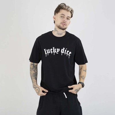 Koszulka Lucky Dice Baggy LD Melt czarna biała