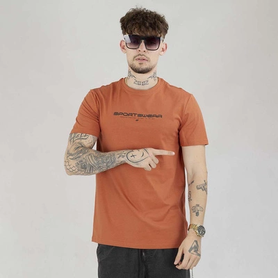 Koszulka 4F Regular M1156 pomarańczowa