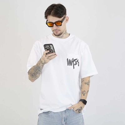 Koszulka Mass Pocket Sign biała