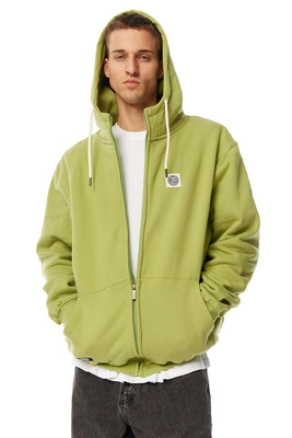 Bluza Hoodie Mass ZIP Patch oliwkowa