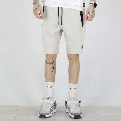 Krótkie spodenki Pit Bull Dogwood biało niebieskie