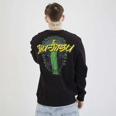 Bluza Pit Bull Crewneck BJJ Fight DVSN czarna