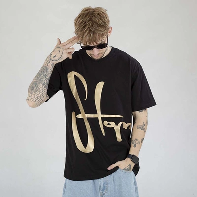 Koszulka Stoprocent Gold Tag czarna