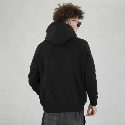 Bluza Alpha Industries Hoodie Basic Carbon 146343 czarno srebrna