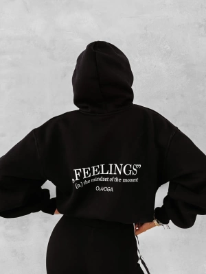Bluza Olavoga Hoodie ZIP Feelings czarna