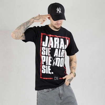 Koszulka Demonologia Jaraj Się czarna