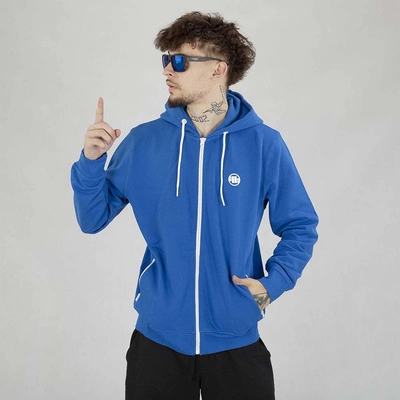 Bluza Pit Bull Hoodie ZIP Terry Group Hilltop niebieska