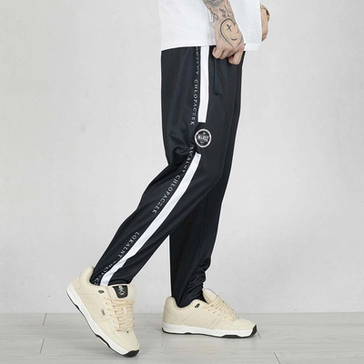 Spodnie Dresowe Intruz Local Football czarno złote