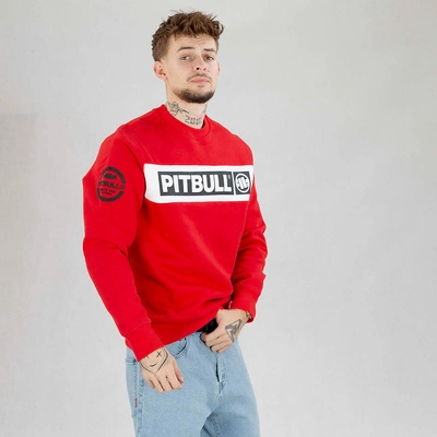 Bluza Pit Bull crewneck Sherwood czerwona