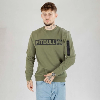 Bluza Pit Bull Crewneck Beyer oliwkowa