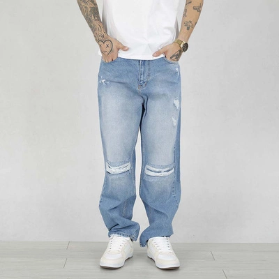 Spodnie Baggy I8 Denim BAG21 light blue jeans