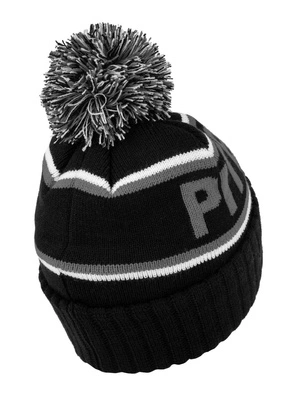 Czapka zimowa Pit Bull Fleming II z pomponem czarno szara