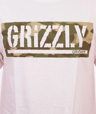 Grizzly-Sycamore Box Logo T-Shirt White