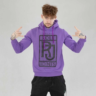 Bluza Ganja Mafia Hoodie RJ fioletowa