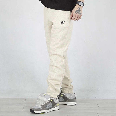 Spodnie Dresowe Jigga Wear Black Crown jasne beżowe